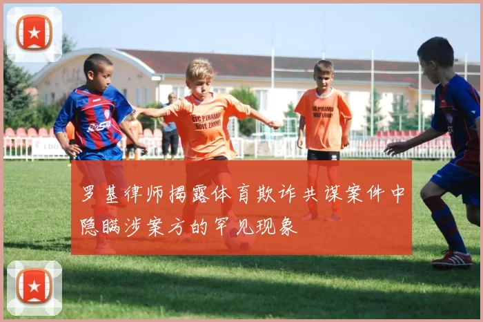 罗基律师揭露体育欺诈共谋案件中隐瞒涉案方的罕见现象